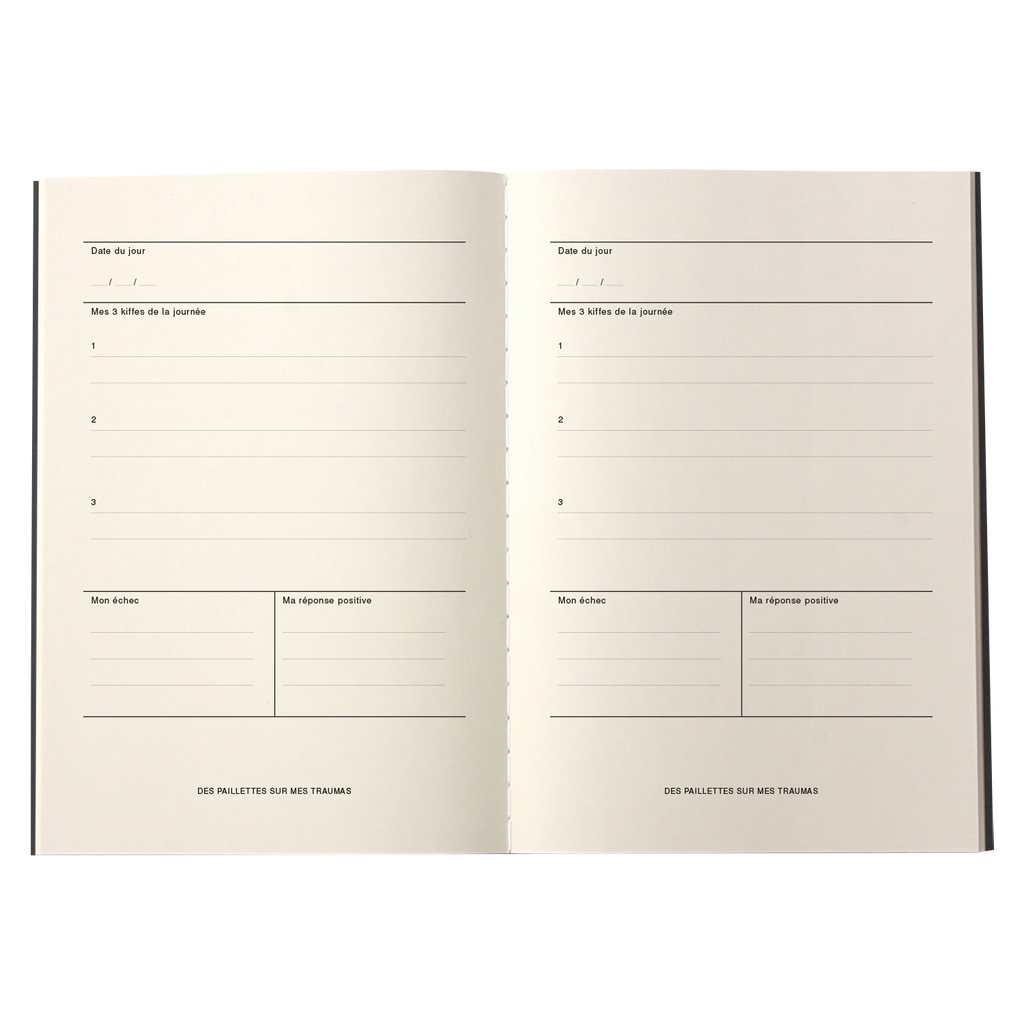 Carnet à paillettes