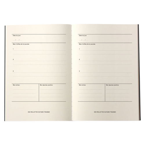 Carnet à paillettes